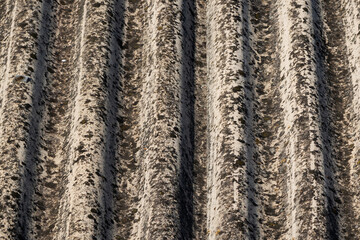 Cracked and abstract grunge texture. Aged material surface backdrop. Weathered effect pattern. Old and dirty background.