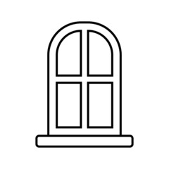 Window Line Icon