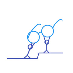 hand drawn sketches with different poses Posture stickman. People icon set. Men in various poses and positions. Black silhouette. Simple cute modern design. Flat style vector illustration.