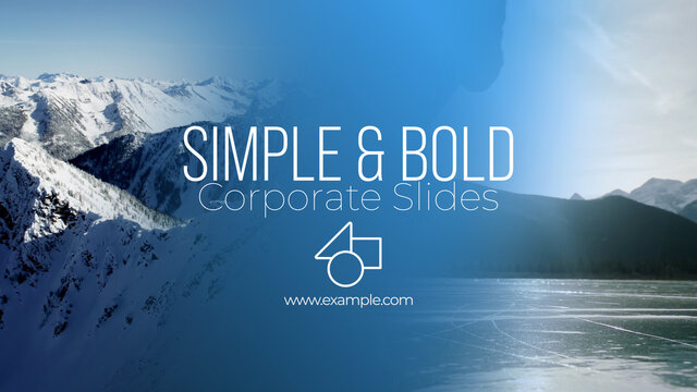 Simple and Bold Corporate Slides