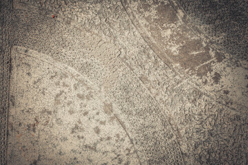 The texture of old concrete, walls. Weather-worn surface