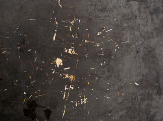 The texture of old metal covered with scratches