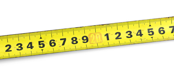 Old construction roulette on a white background