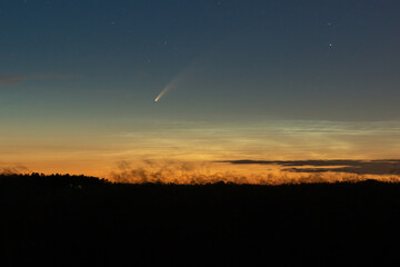 Comet Neowise C 2020 F3 over Germany