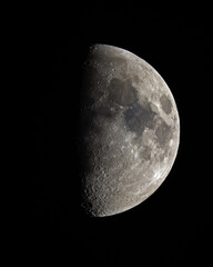 Waxing moon over Germany