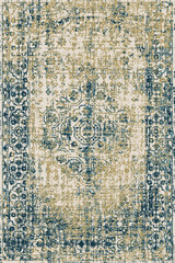 Carpet bathmat and Rug Boho style ethnic design pattern with distressed woven texture and effect
- 464560881