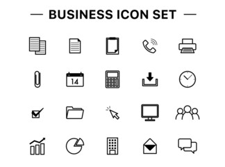 ビジネス　アイコンセット
