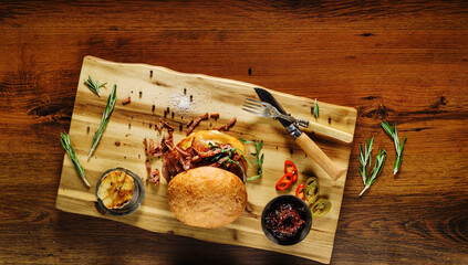 Tasty summer food, beverage or restaurant menu or meal concept.