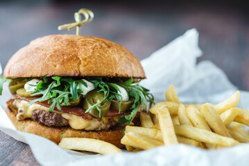 Tasty summer food, beverage or restaurant menu or meal concept.