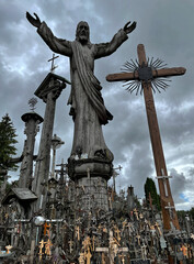 Christus-Statue am Berg der Kreuze, Litauen