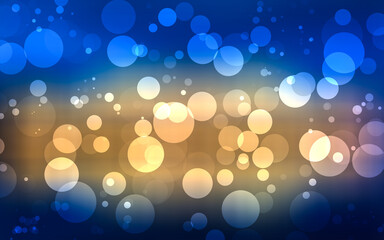 color gradient bokeh light illustration background. Christmas and New Year holidays template, Abstract glitter defocused blinking stars and sparks photo