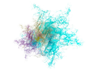 surreal futuristic digital 3d design art abstract background fractal illustration for meditation and decoration wallpaper