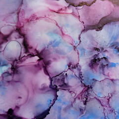 Abstract elegant alcohol ink background