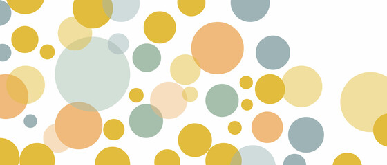 Colored background with circles and geometric shapes to create a cover. Banner design, abstract corporate template for postcard. 