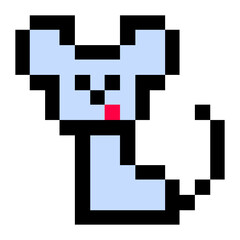 Pixel Illustration of minimal mouse