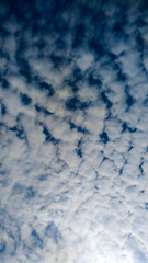 Sky with Altocumulus clouds in Spain