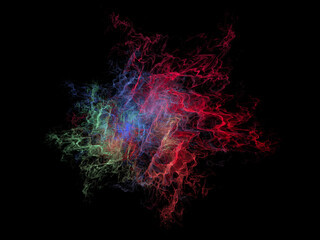 surreal futuristic digital 3d design art abstract background fractal illustration for meditation and decoration wallpaper