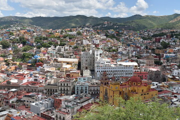 view of the city of the city of guanajuato