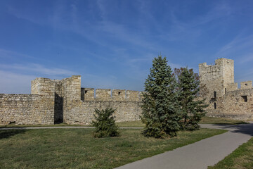 Kalemegdan Park (Kalemegdan) - public Belgrade’s central park on a hill overlooking the Sava and...