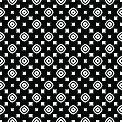 Seamless vector pattern in geometric ornamental style. Black  pattern.
