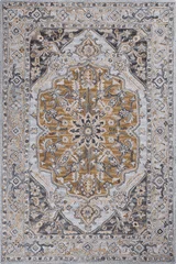 Vlies Fototapete Boho-Stil Carpet bathmat and Rug Boho style ethnic design pattern with distressed woven texture and effect 