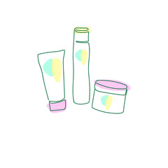 a set of cosmetics
























a set of cosmetics
