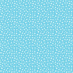 White and blue flower and leaf's background. Abstract pattern background. Colorful wrapping paper.