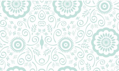 Floral Design texture, pattern for Tiles and Textile industries with trendy modern colour combination