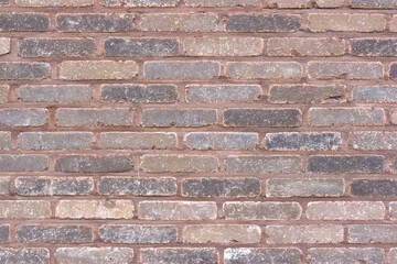 material texture of red brick wall