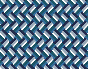 Vector seamless pattern, abstract texture background, repeating tiles, five colors