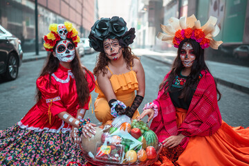 Obraz premium Mexican catrinas