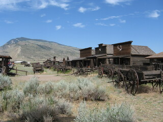 western ghost town