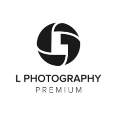 letter L Photography Logo icon vector template