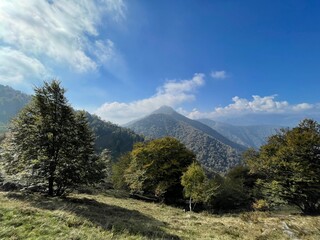 Panorama della Valdilana e Oasi Zegna