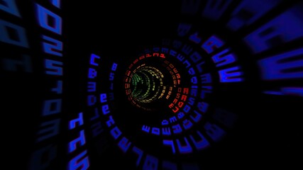 Driving through the binary data tunnel