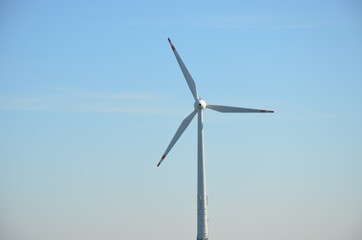 wind turbine in a windpark