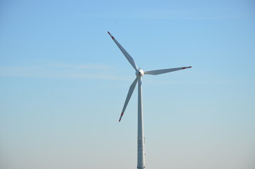 wind turbine in a windpark