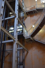 escalator and staircase