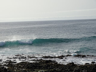 Waves on the seashore