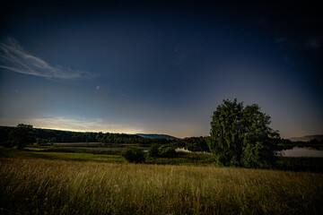 Katzensee bei Dämmerung