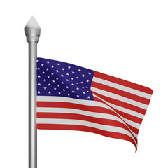 Flag independence day concept