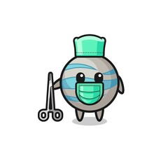 surgeon planet mascot character