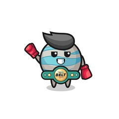 planet boxer mascot character