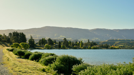 Fototapeta premium lake and mountains