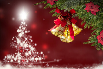 Christmas bells gold 