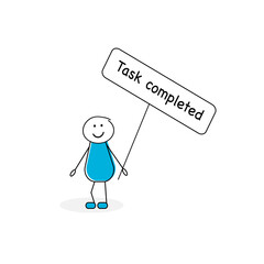 Jolly stickman - task completed