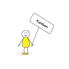 Jolly stickman - kanban