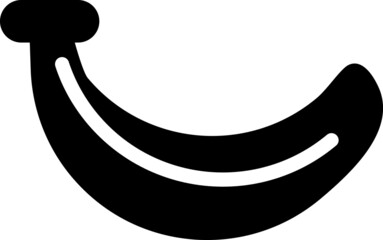 Banana icon vector.