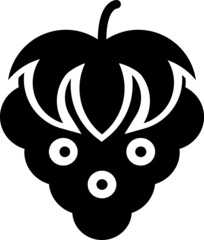 blackberry icon vector.