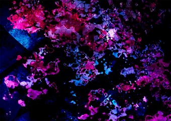 Obraz na płótnie Canvas ピンク色と紫色の水彩テクスチャ背景 